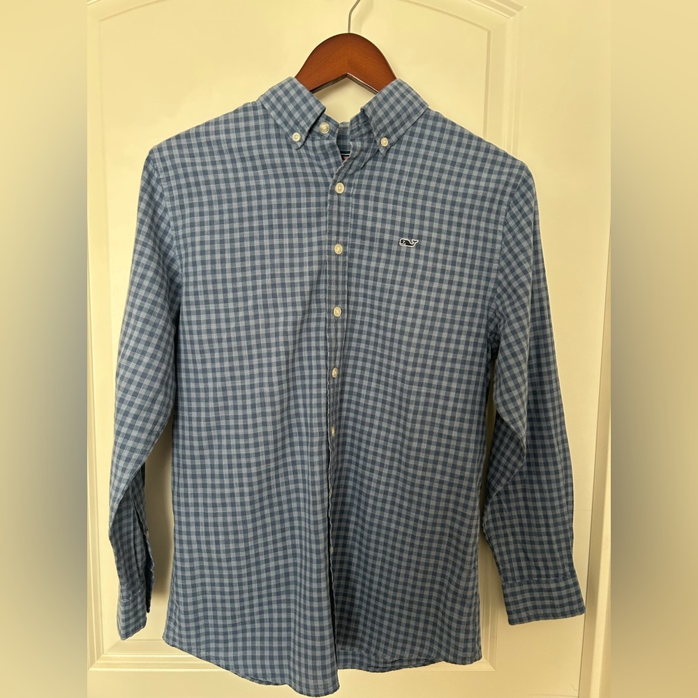 Boys Vineyard Vines Button Down Shirt Size L